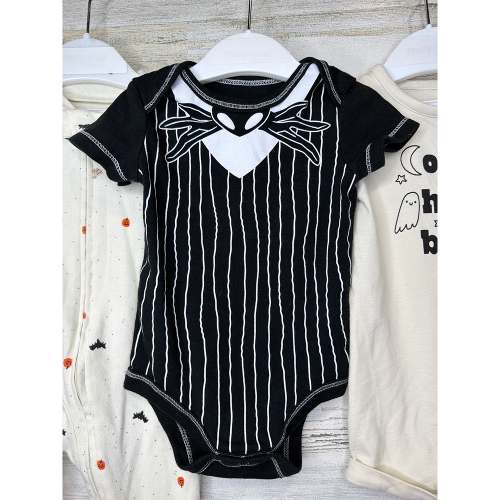 Carter's Disney Cat & Jack Baby 0-6M Halloween Bundle Jack Skellington EUC - Picture 2 of 4